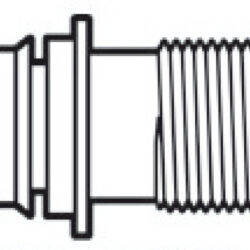 Portagomma diritto 1/2"