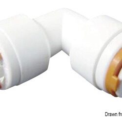 Gomito a 90° fem/fem 1 CF(10 PZ)