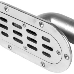 Scarico pozzetto inox ovale