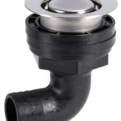 scarico inox con filtro 90°