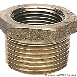 Riduzione ottone maschio/femmina 1" x 3/4"