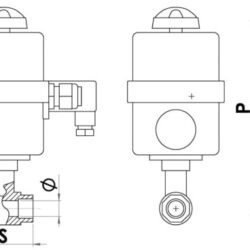Valvola PN40 1/2" con pannello