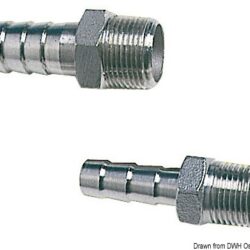 Portagomma maschio 1/2" x 16 mm