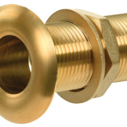 Scarico a mare ottone 4"