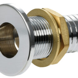 Scarico filo ottone cromato 1" 1/2 x 45 mm