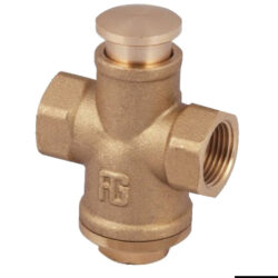 Rubinetto ottone a pulsante 3/8"
