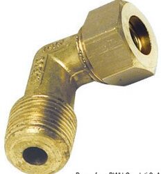 Raccordo 90° maschio 8 mm x 1/4"