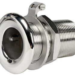 Scarico a mare inox lucido 3/8