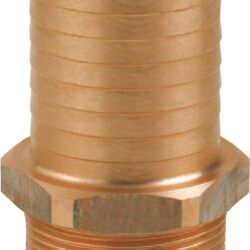 Portagomma maschio in bronzo 3/8" x 10