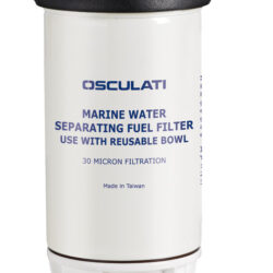 Filtro separatore con vaschetta in alluminio