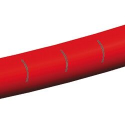 Tubo Whale 15 mm rosso (rotolo 50 m)