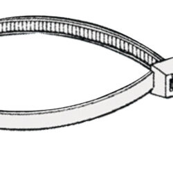 Fascette riapribili in nylon bianco 2 cm 1 CF(100 PZ)