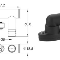Trappola per sfiato Ø 16 mm