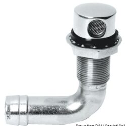Sfiato inox 90° 19 mm
