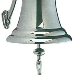 Campana ottone cromato 150 mm