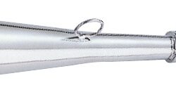 Corno in acciaio inox 185 mm