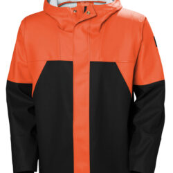 HH Storm Rain Jacket arancio/nero S