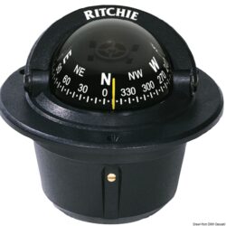 Bussola Ritchie Explorer 2"3/4 incasso nera/nera