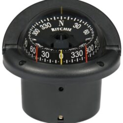 Bussola Ritchie Helmsman 3"3/4 inc. nera front.