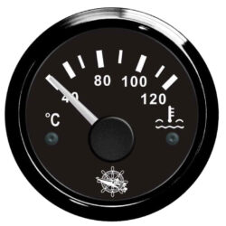 Indicatore temperatura acqua 40/120° nero/nera
