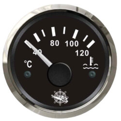 Indicatore temperaura acqua 40/120° nero/lucida