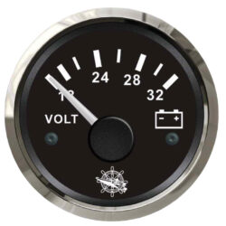 Voltmetro 18/32 V nero/lucida