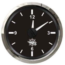 Orologio al quarzo nero/lucida