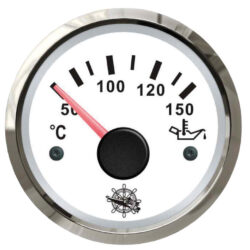 Indicatore temperatura olio 50/150° bianco/lucida