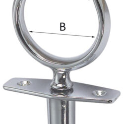 Scalmo ottone cromat a scatto42 mm