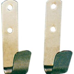 Coppia ganci sostegno inox 22-32 mm