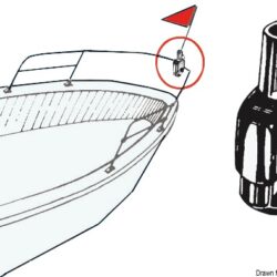 Supporto per asta 20 mm