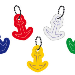 Portachiavi ancora colori misti (confezione 10 Pz assortiti)