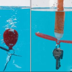 Portachiavi autogonfiabile Flo-Up