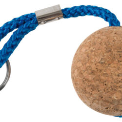 Portachiavi pallina sughero 50 mm 1 CF(10 PZ)
