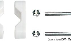 Morsetto nylon 22-25 mm