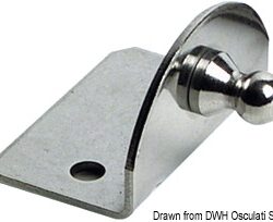 Piastrina 90° compact sfera 10 mm esterno