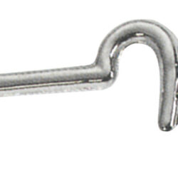 Gancio ottone cromato 60 mm