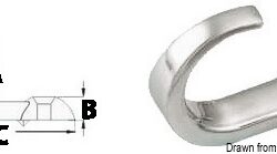 Gancetto inox 15x5,7x35,8mm