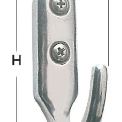 Gancetto inox 25x41 mm