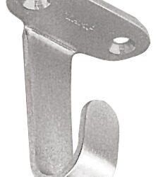 Gancio inox a soffitto mm 33