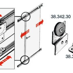 Carrello coulisse 38x15
