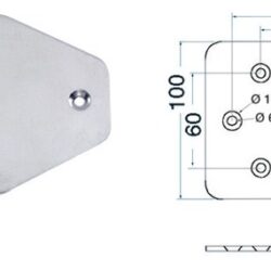 Maxi cerniera 180x100 mm