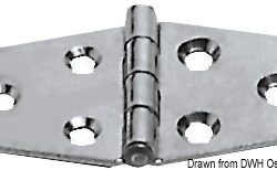Cerniera inox 70x38 mm
