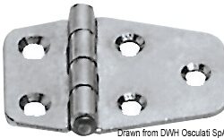 Cerniera inox 51x27 mm