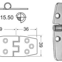 Cerniera inox