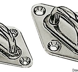 Basetta inox 50x80 mm
