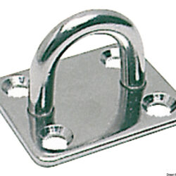 Piastrina inox filo mm 6