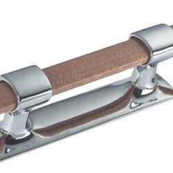 Bitta ottone cromato e legno mm 260