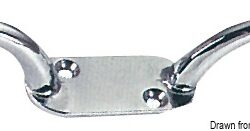Galloccia ottone cromato mm 130