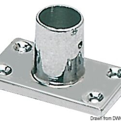 Supporto pulpito 90° 22 mm rettangolare